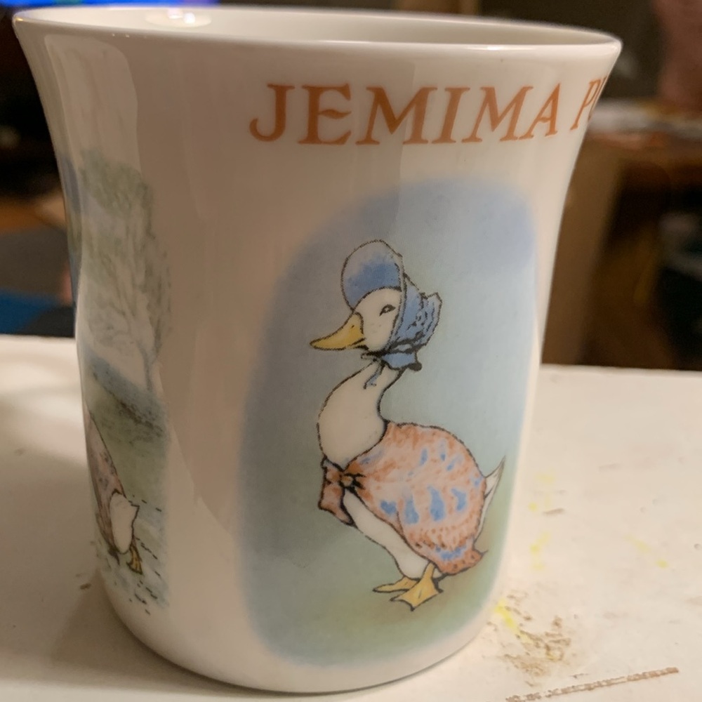 JEMINA PUDDLE-DUCK BEATRIX POTTER CHINA CUP, MUG,TEACUP